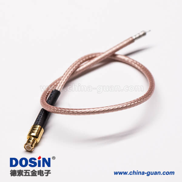 MCX射頻同軸線直式公頭壓接式