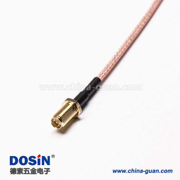 RP SMA型射頻接口母頭直式壓接式