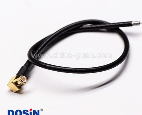 MCX彎公頭彎式90度壓接式