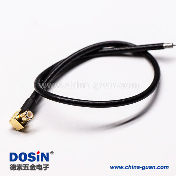 MCX彎公頭彎式90度壓接式