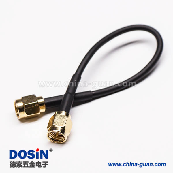 RF射頻線直式SMA公頭轉SMA公頭