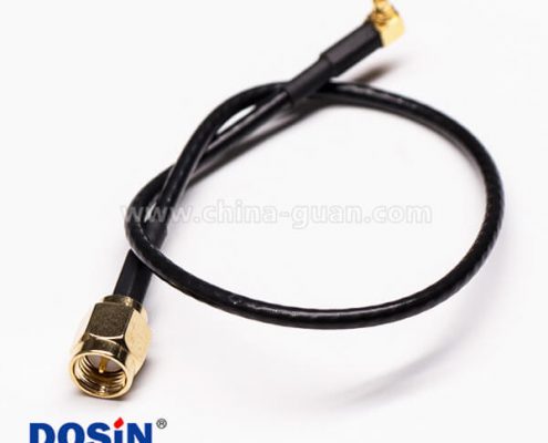 射頻同軸線SMA直式公頭轉(zhuǎn)MCX彎式公頭