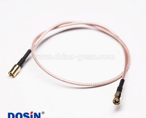 同軸線接頭SMB公頭轉(zhuǎn)直SMB公頭組裝線材壓接