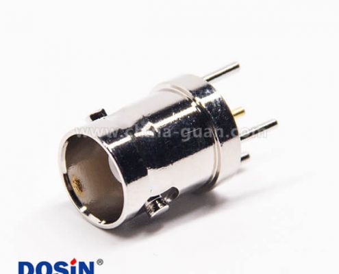 BNC接口母頭直式180度連接器插板接PCB板