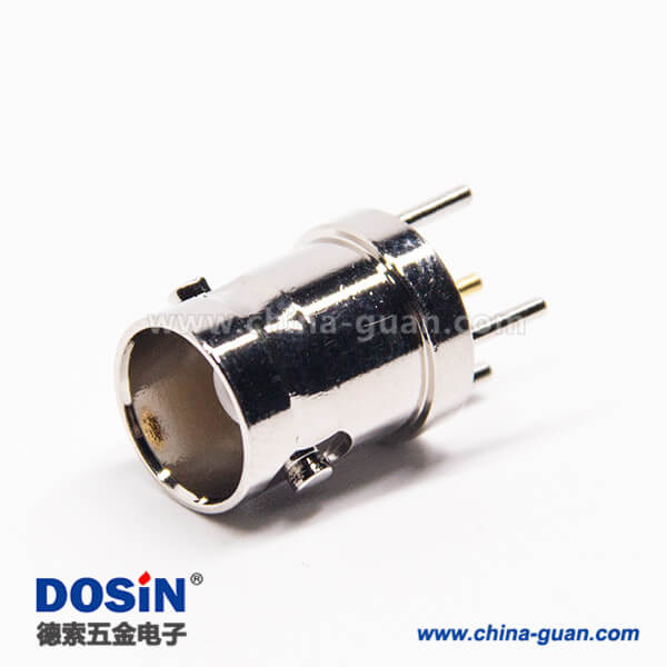 35 BNC接口母頭直式180度連接器插板接PCB板