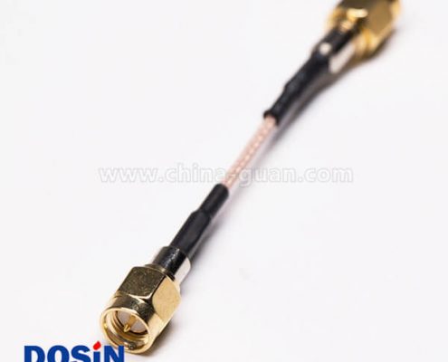 同軸線SMA直式公頭轉(zhuǎn)SMA公頭組裝線材