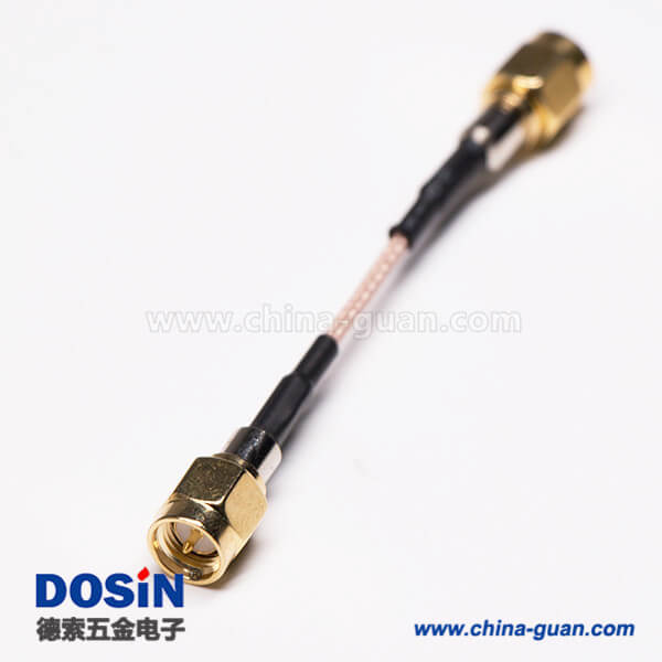 同軸線SMA直式公頭轉(zhuǎn)SMA公頭組裝線材