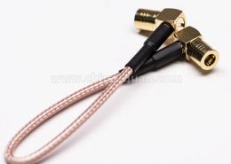 SMB線纜彎式公頭轉(zhuǎn)SMB公頭90度組裝線材壓接