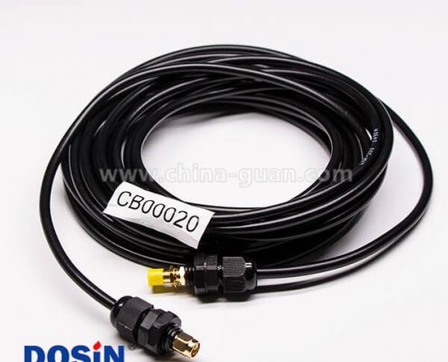 SMA公轉(zhuǎn)母直式180度同軸線纜接RG6線