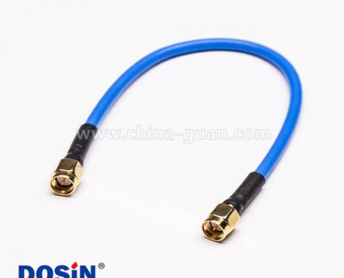 SMA公轉(zhuǎn)SMA公直式180度RF同軸線纜
