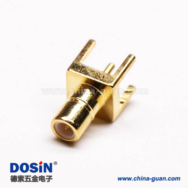 SMB射頻同軸連接器插座母頭插穿孔接PCB板