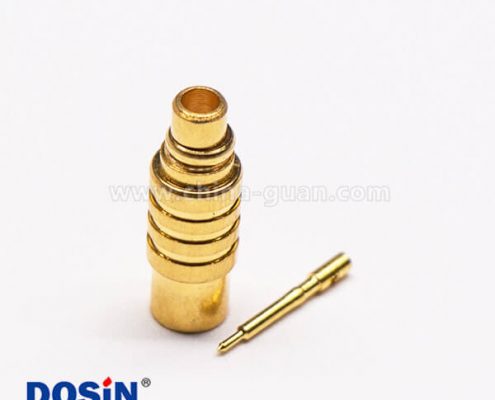 MMCX焊接公頭直式接同軸線纜鍍金