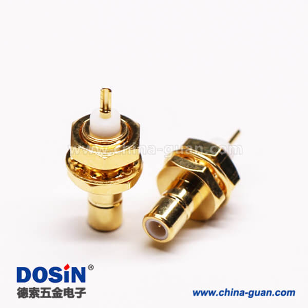 9-3 SMB同軸連接器母頭直式焊接接線