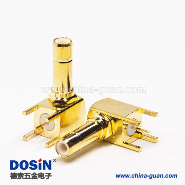 RHT-626-0115-4 smb彎母頭連接器鍍金插板接PCB板