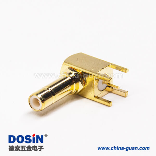 RHT-626-0115 smb彎母頭連接器鍍金插板接PCB板