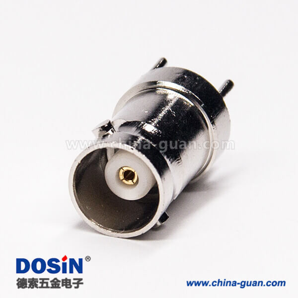 34-3 bnc直插接口母頭接PCB板式射頻同軸連接器