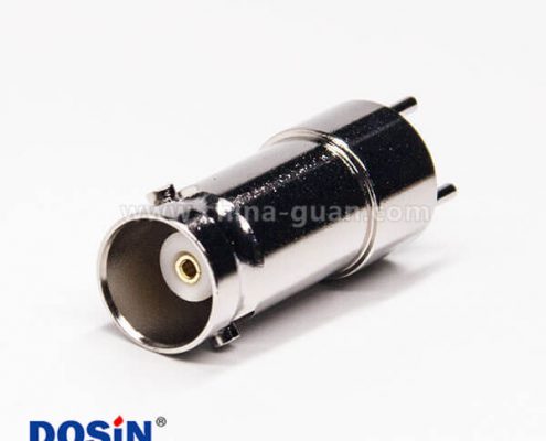 直插式bnc母頭直式面板安裝穿孔式接PCB板