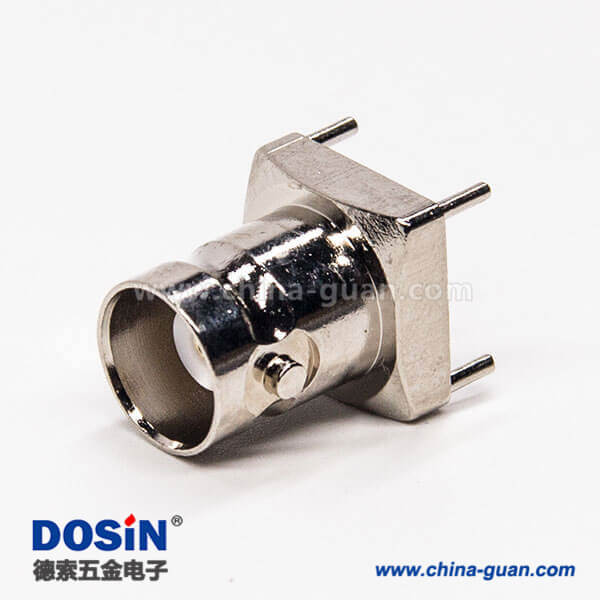 58 bnc連接器插板彎式180度母頭接PCB板