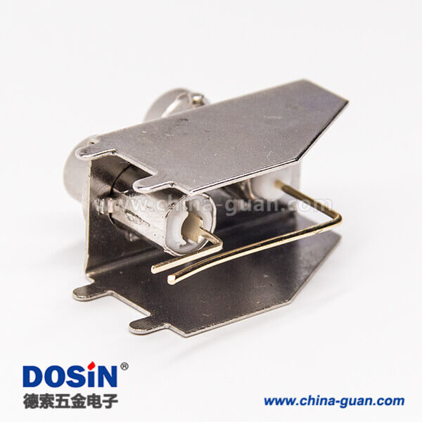 89-1 bnc rca連接器彎式穿孔接PCB板