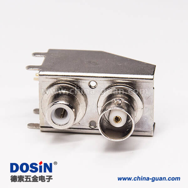 89-2 bnc rca連接器彎式穿孔接PCB板