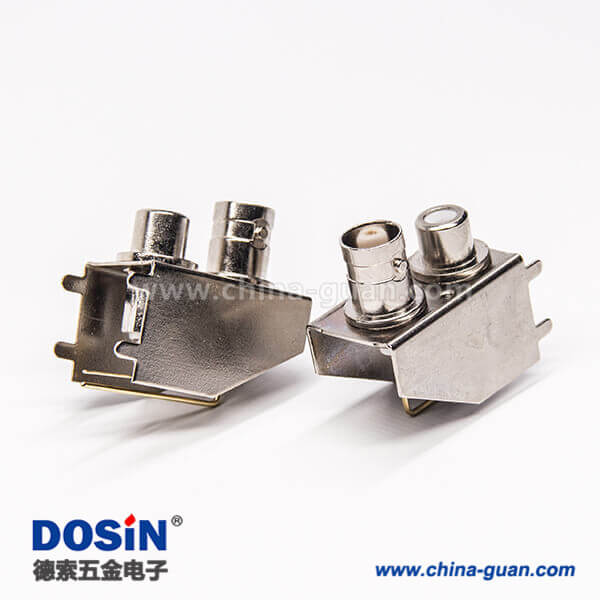 89-4 bnc rca連接器彎式穿孔接PCB板