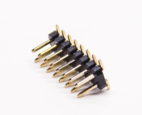 直式排針連接器16pin雙排間距2.0mm貼板式