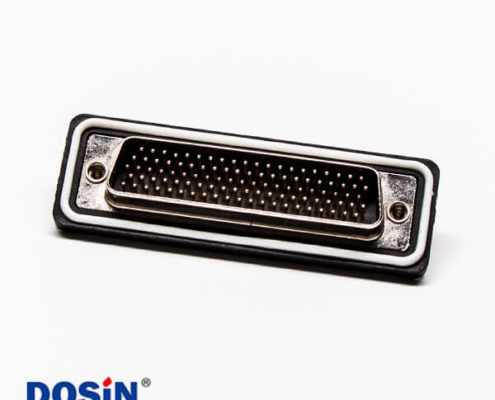 防水d sub104針公頭直式車針接線焊接