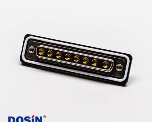 防水d sub連接器8w8大電流母頭直式焊線