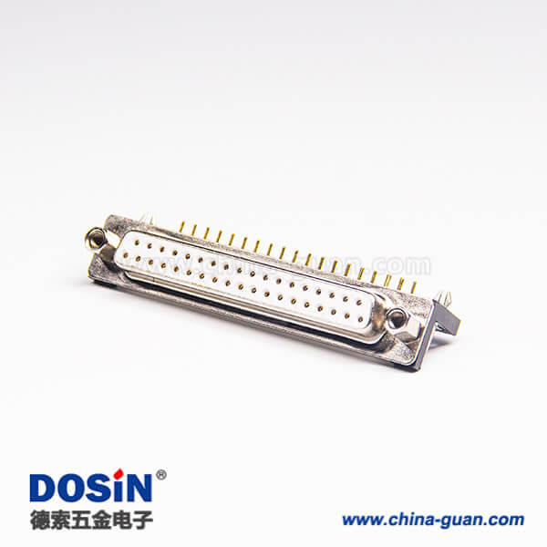 優(yōu)質(zhì)車針型DB接頭90度白色膠芯鉚鎖連接插PCB板