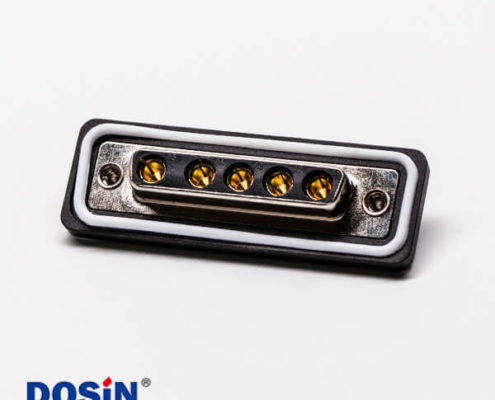 d sub焊線式連接器5w5母頭直式接線焊接