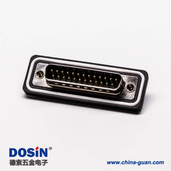 25d-sub接口顯示器防水公頭直式車針焊接