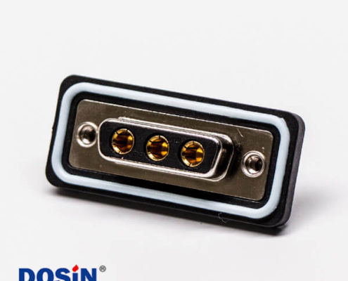 d sub3w3防水母頭直式接線焊接車針鍍金