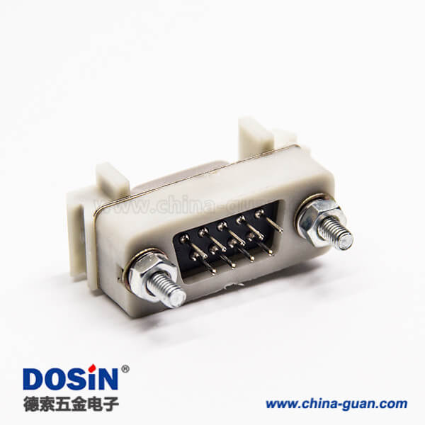 25-1 d-sub 9針插座180度母頭直式插板接PCB板