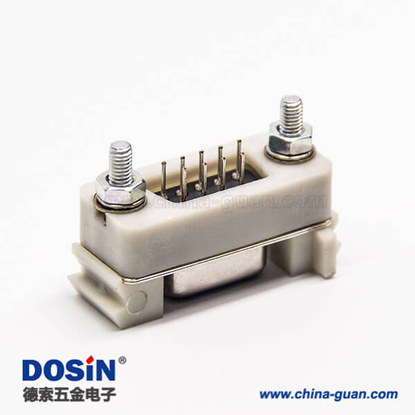 25-2 d-sub 9針插座180度母頭直式插板接PCB板