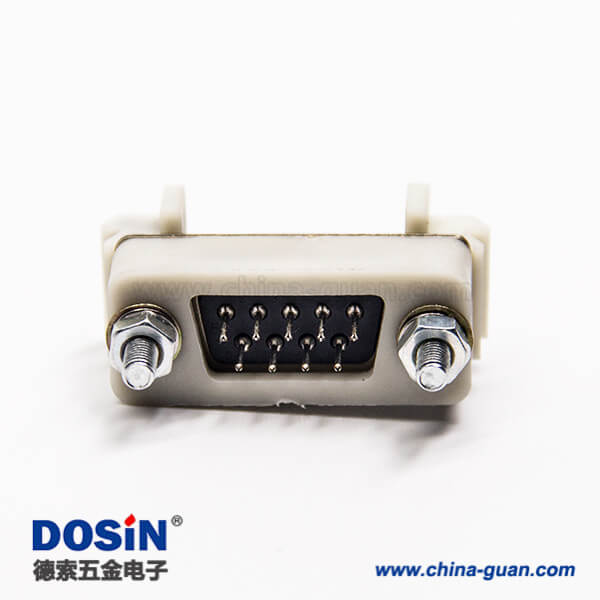 25-4 d-sub 9針插座180度母頭直式插板接PCB板