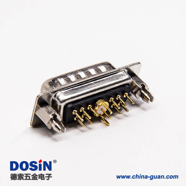 28-1 d sub連接器11w1大電流直式180度插板式接PCB板