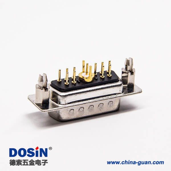 28-2 d sub連接器11w1大電流直式180度插板式接PCB板