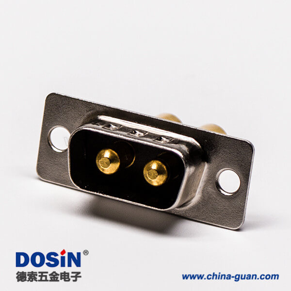 D SUB 2W2 連接器焊線式長體30A車針直式公頭