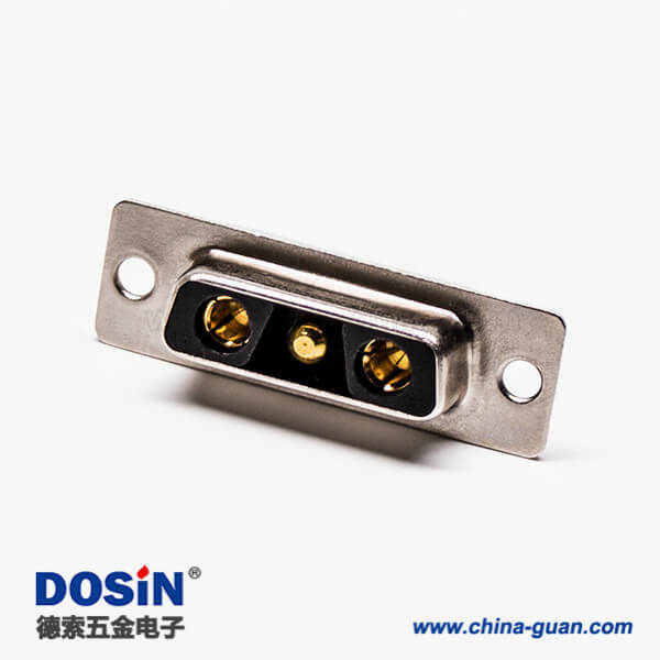 D-SUB 3w3焊線式大電流混合型直式母座