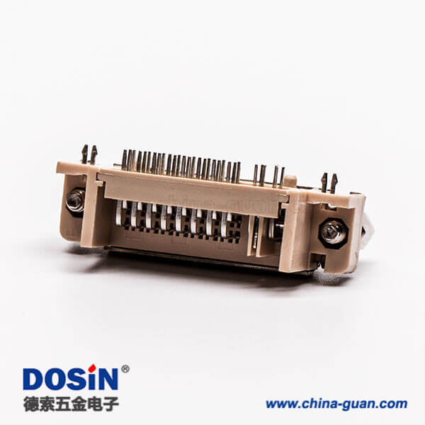 33-1 dvi d連接器24+5直式母頭帶魚叉插PCB板