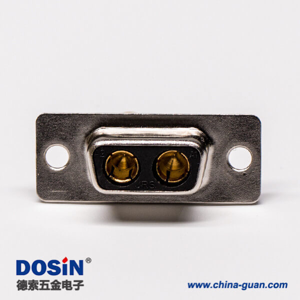 33-4 d sub焊接式2w2大電流直式光孔鉚合母座接PCB板