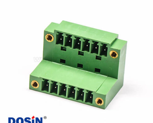 插拔式接線端子雙層接PCB 板對線型連接器