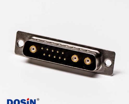 混裝大電流dsub13w3鉚合公座焊接車(chē)針直式接線(xiàn)