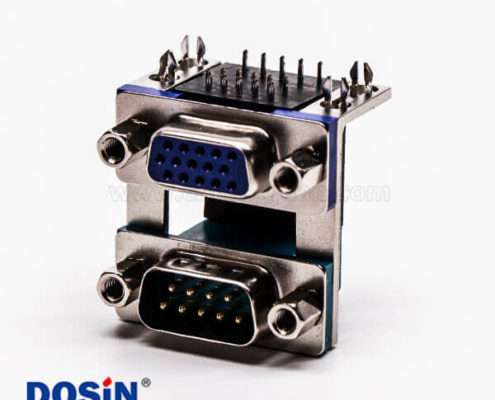 db插頭插座公座母座雙胞胎連接器9公針15母針5.08鉚鎖