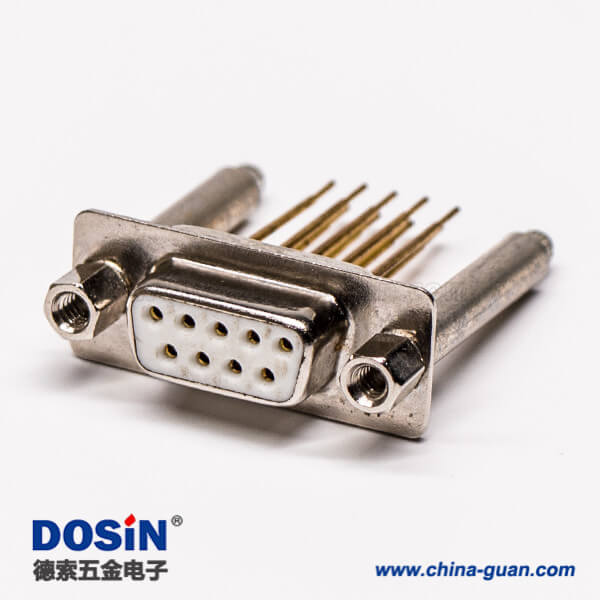 db9插板式母頭180°加高型圓柱鉚鎖