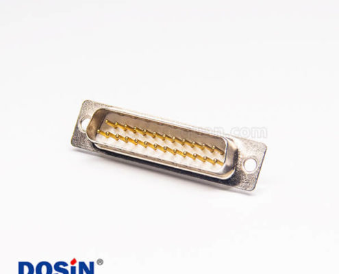 車針D SUB 25pin連接器車針焊線式白色膠芯