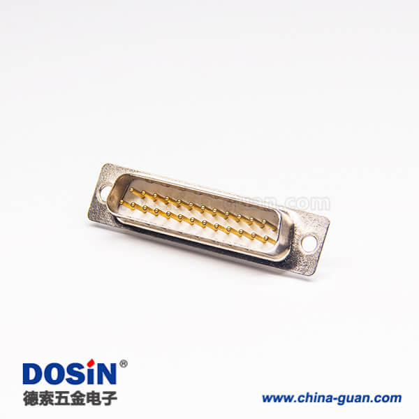 車針D SUB 25pin連接器車針焊線式白色膠芯