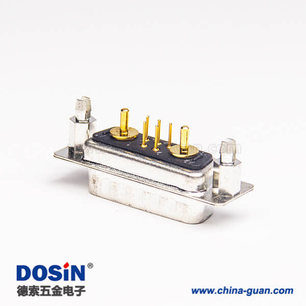 DB 7w2焊板 9g-2 D sub大電流7W2直式公頭鉚鎖連接插板式