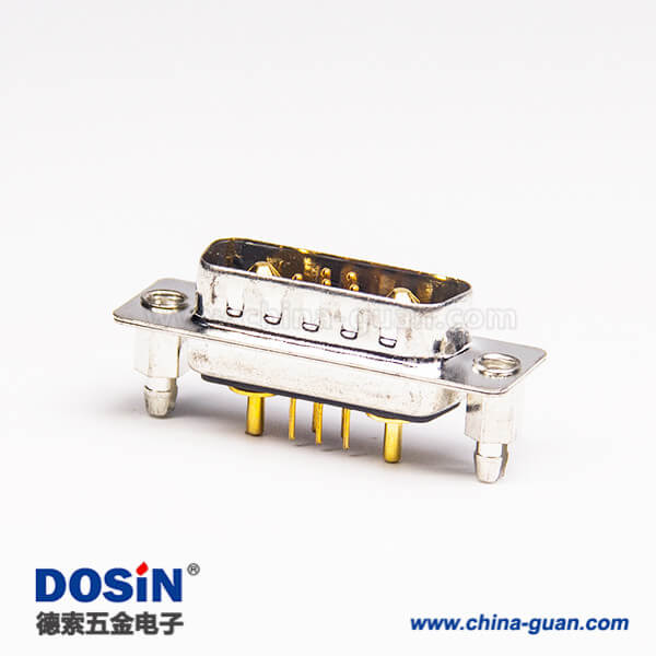 DB 7w2焊板 9g-3 D sub大電流7W2直式公頭鉚鎖連接插板式