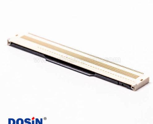 fpc座0.5PH前掀蓋式下接觸2.2H矩形連接器